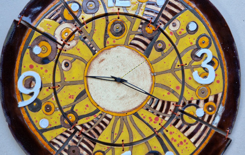 Hodiny CIRKUS golden brown — foto 4