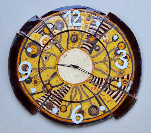 Hodiny CIRKUS golden brown — foto 2