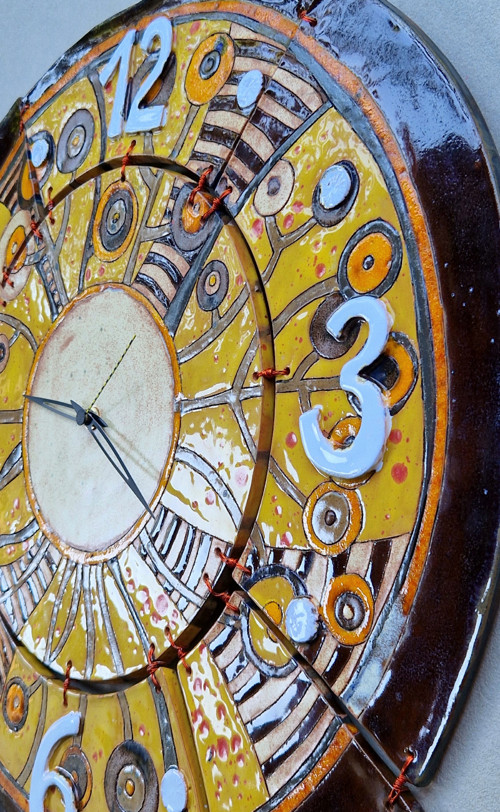 Hodiny CIRKUS golden brown — foto 6