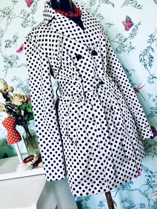 Kabát chic dots — foto 3