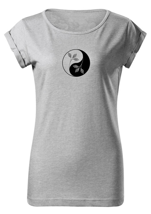 Dámské tričko "Yin Yang leaves" — foto 5