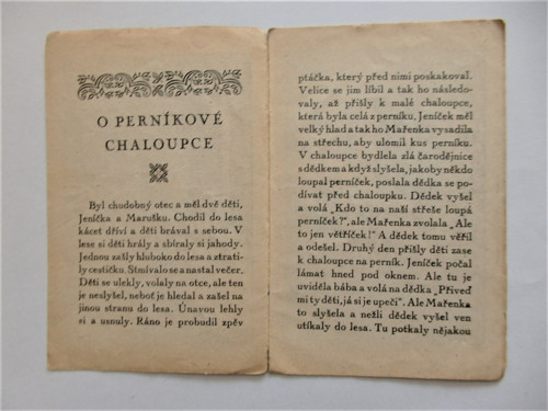 O perníkové chaloupce - reklama — foto 2