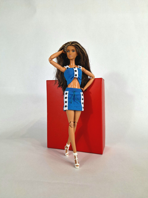 Barbie top na ramínka č-15 — foto 4