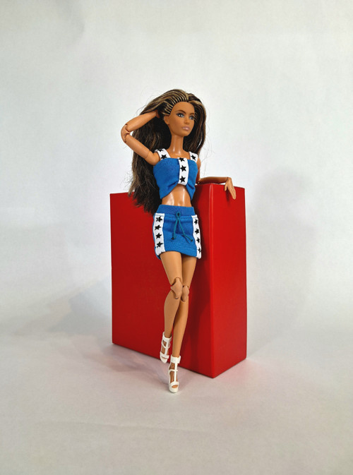 Barbie top na ramínka č-15 — foto 3