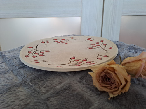 VELKÝ TALÍŘ - TÁC S ŠÍPKY — foto 2