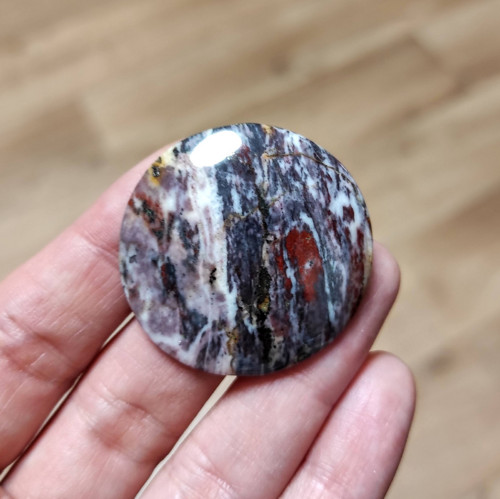 Jaspis, ID 3119, průměr 37 mm — foto 2