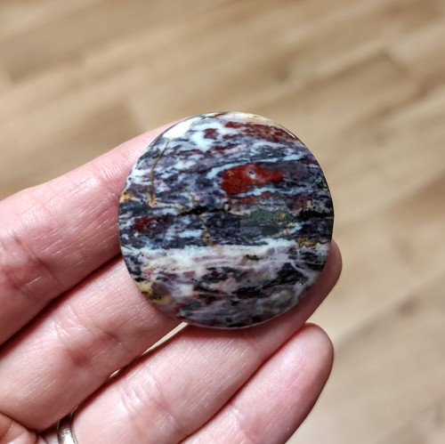 Jaspis, ID 3119, průměr 37 mm — foto 3