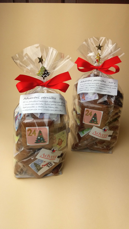 Adventní perníčky 24 ks 350 g — foto 3