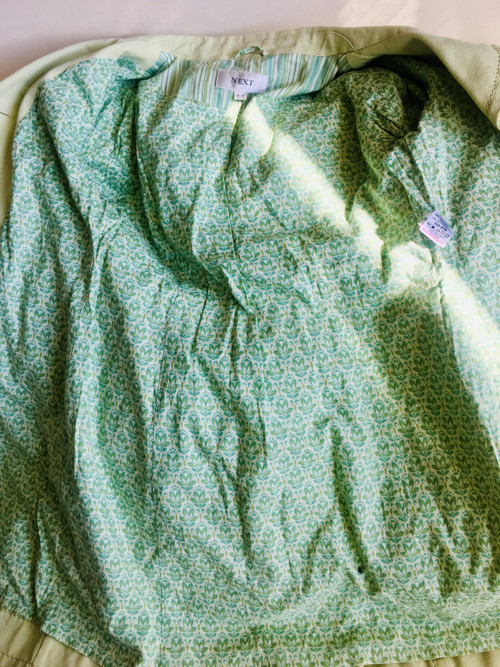 Kabát retro šedesátkový, mint — foto 6