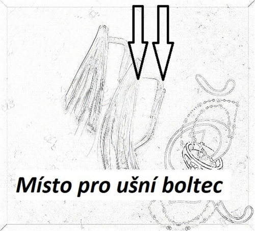 VĚJÍŘE ...Ag LESK + MAT + RHODIUM — foto 4
