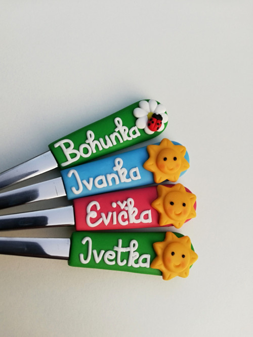 Lžičky se jmény sluníčka a berušky — foto 4