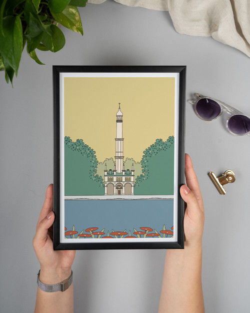 Plakát Lednice minaret A5 — foto 3