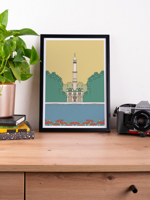 Plakát Lednice minaret A5 — foto 4
