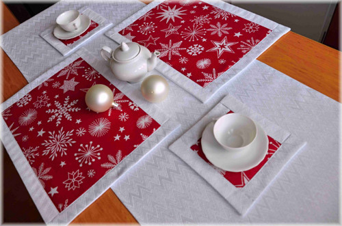 Prostírání pod hrníček 18x18 - Noel — foto 3