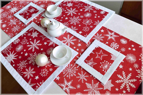 Prostírání pod hrníček 18x18 - Noel — foto 4