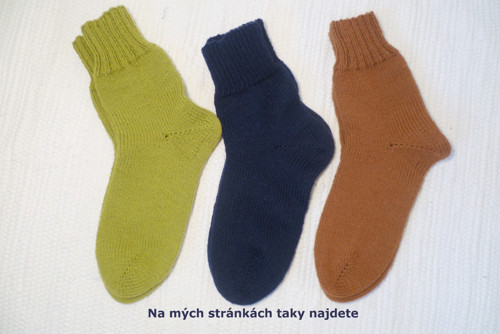 Pletené ponožky — foto 4