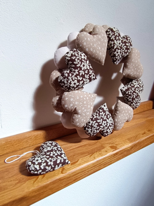 Čokoládový srdíčkový věneček — foto 2