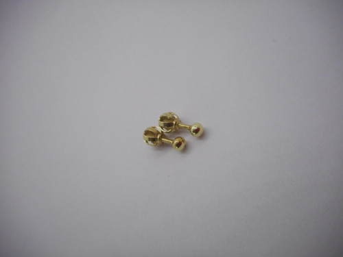Náušničky guličky 3mm — foto 4