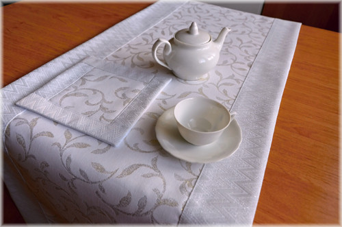 Prostírání pod hrníček - Noblesse silver — foto 3