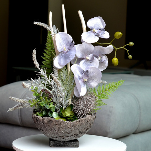 Orchidea šedá květinová dekorace — foto 2