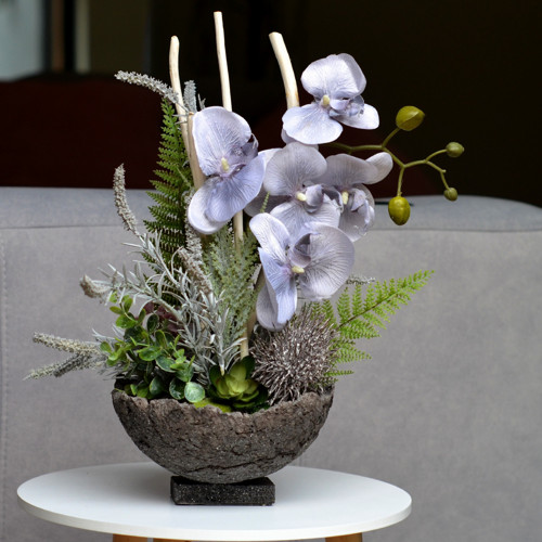 Orchidea šedá květinová dekorace — foto 3