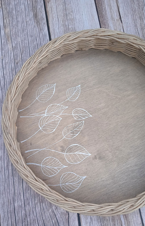 Podnos ø 25 cm Lístečky — foto 3