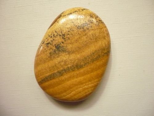 Placka - jaspis obrázkový 48 mm, č.695f — foto 2