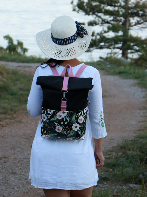 Rolltop batoh black rose — foto 4