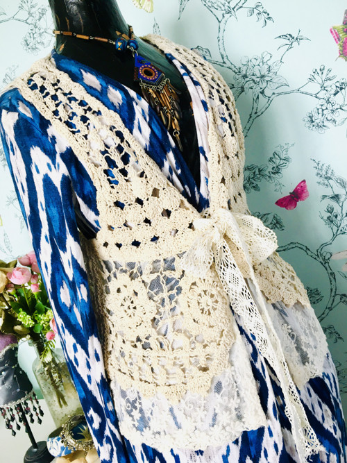 Vestička boho háčkovaná — foto 3