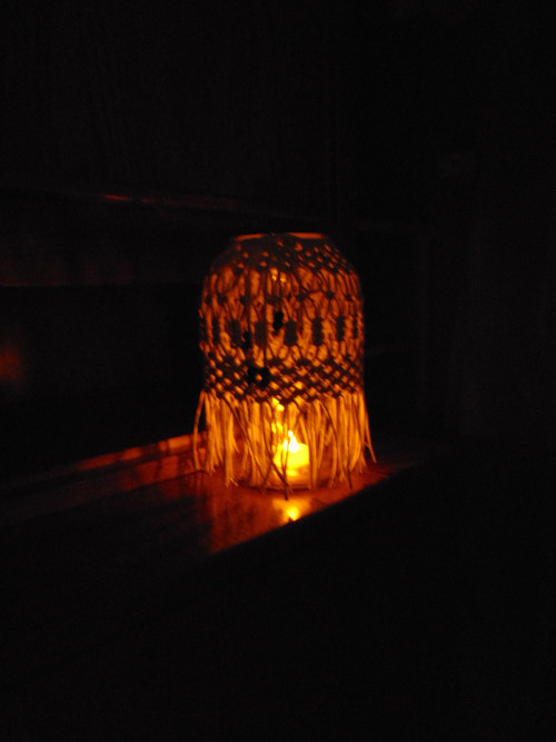 Lucerna-váza macramé — foto 5