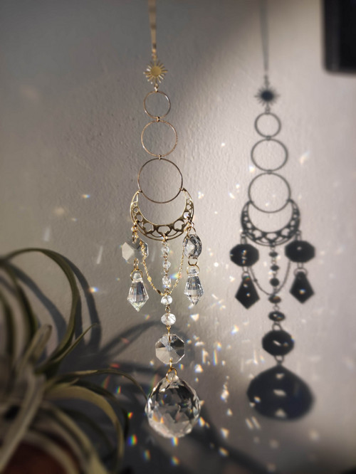 Boho měsíc - Lapač slunce Feng shui — foto 2