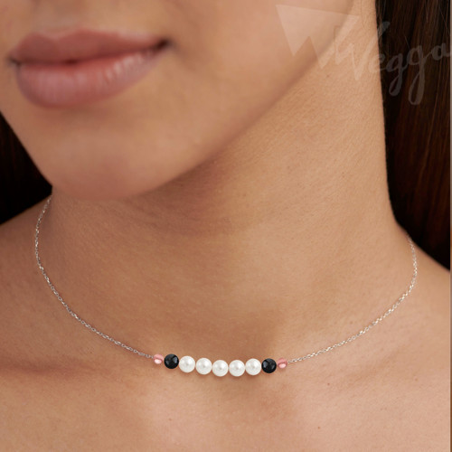 Coquette Douce - Kultiovované perly + Ocel — foto 2