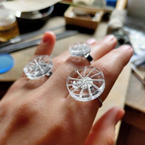 Acrylic Crystals ... prsten — foto 4
