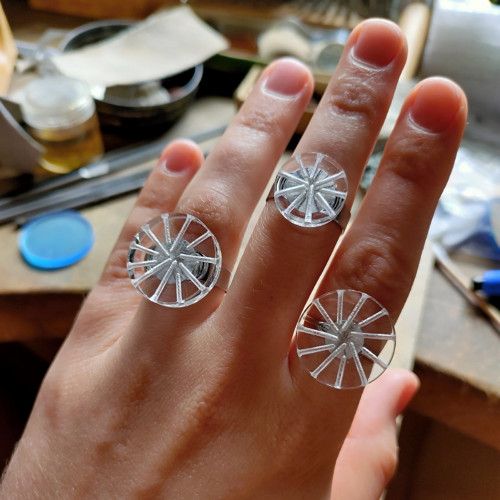 Acrylic Crystals ... prsten — foto 5