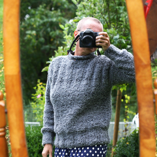 Šedá eminence -teplý pulower — foto 6