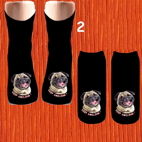 Mops Bavlněné Ponožky — foto 3