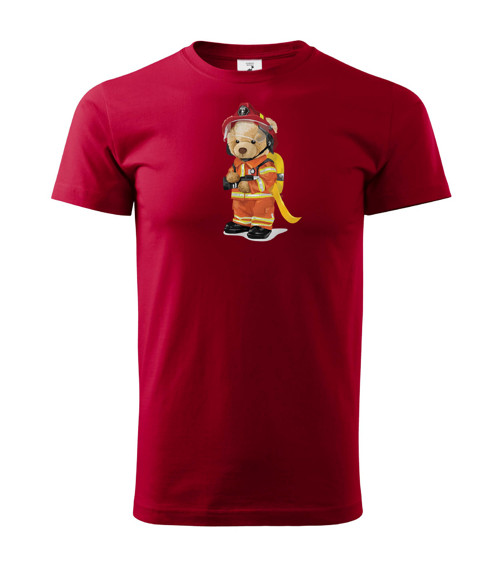 Tričko Fireman Bear — foto 2