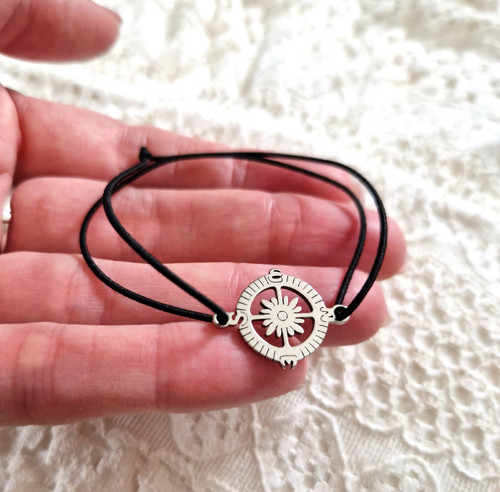 Náramek*kompas*chirurgická ocel*unisex — foto 4
