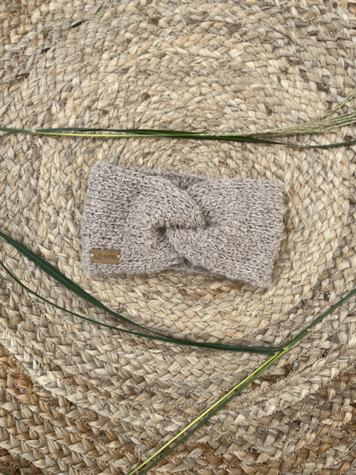 Čelenka alpaka BOUCLÉ - béžová — foto 5