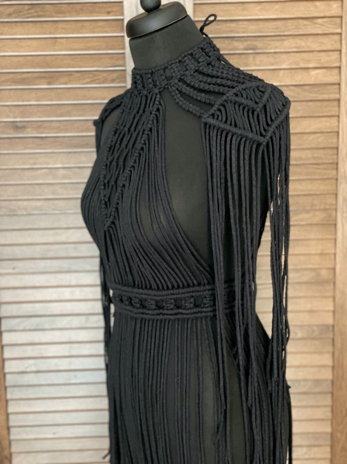 Macramé šaty — foto 3