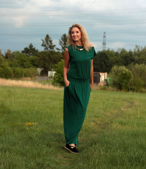 Zelené dlouhé šaty — foto 6