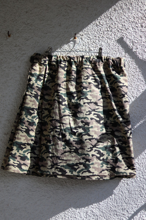 Pánská bavlněná sukně- khaki — foto 5
