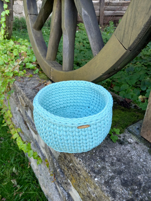 Háčkovaný košík — foto 4