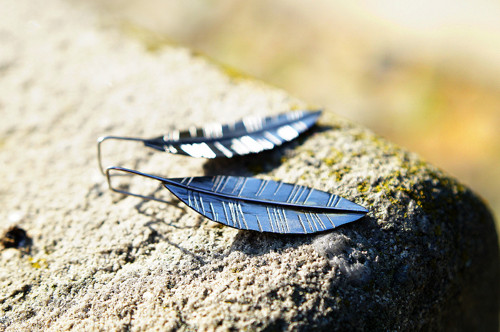 Nerezové náušnice .... " Leaf " — foto 3