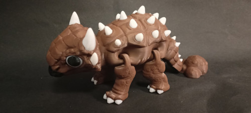 Flexi Ankylosaurus Bumpy - 18 cm - 3D tisk — foto 3