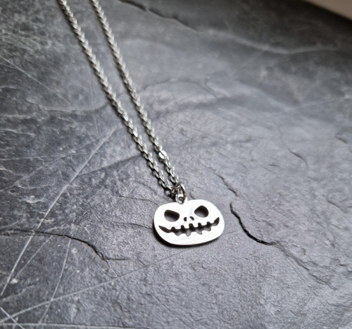 Ocelový náhrdelník*dýně*Halloween — foto 3