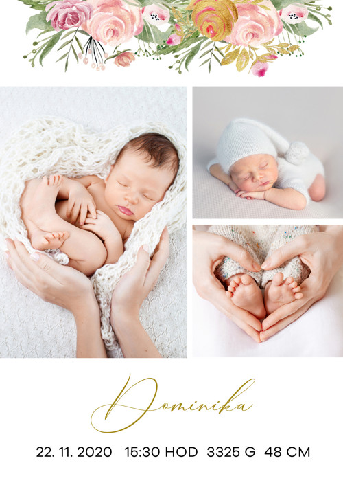 NEWBORN rám č. 07 - digitální šablony PSD — foto 2