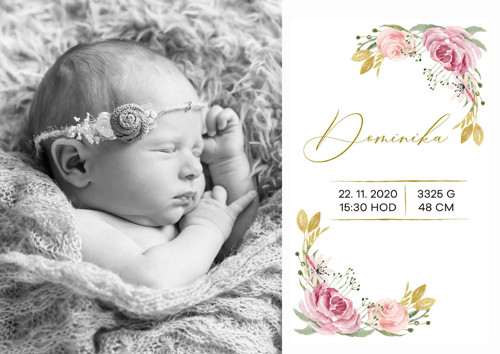 NEWBORN rám č. 07 - digitální šablony PSD — foto 4