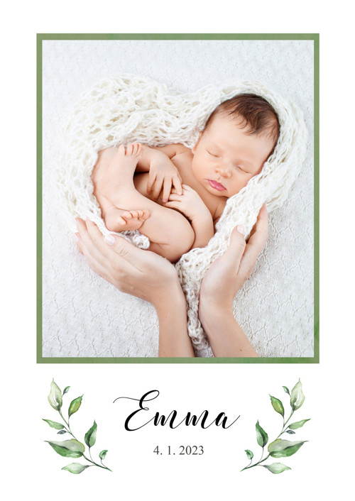 NEWBORN rám č. 14 - digitální šablony PSD — foto 2