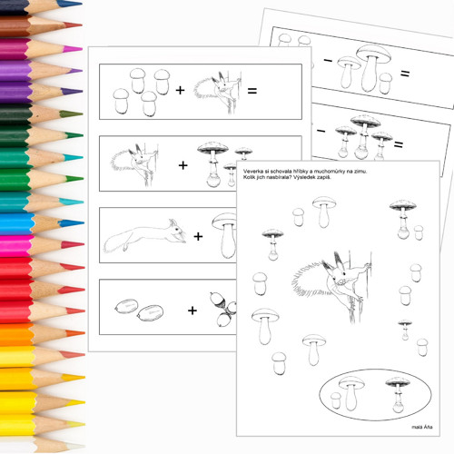 Počítání S Veverkou Houbičky Pdf — foto 3